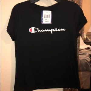 NWT Kids black champion T-shirt!